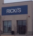 Store front for Ricki's
